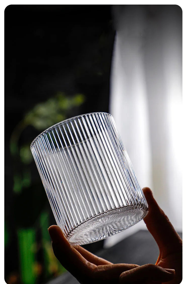 Glass with stripes